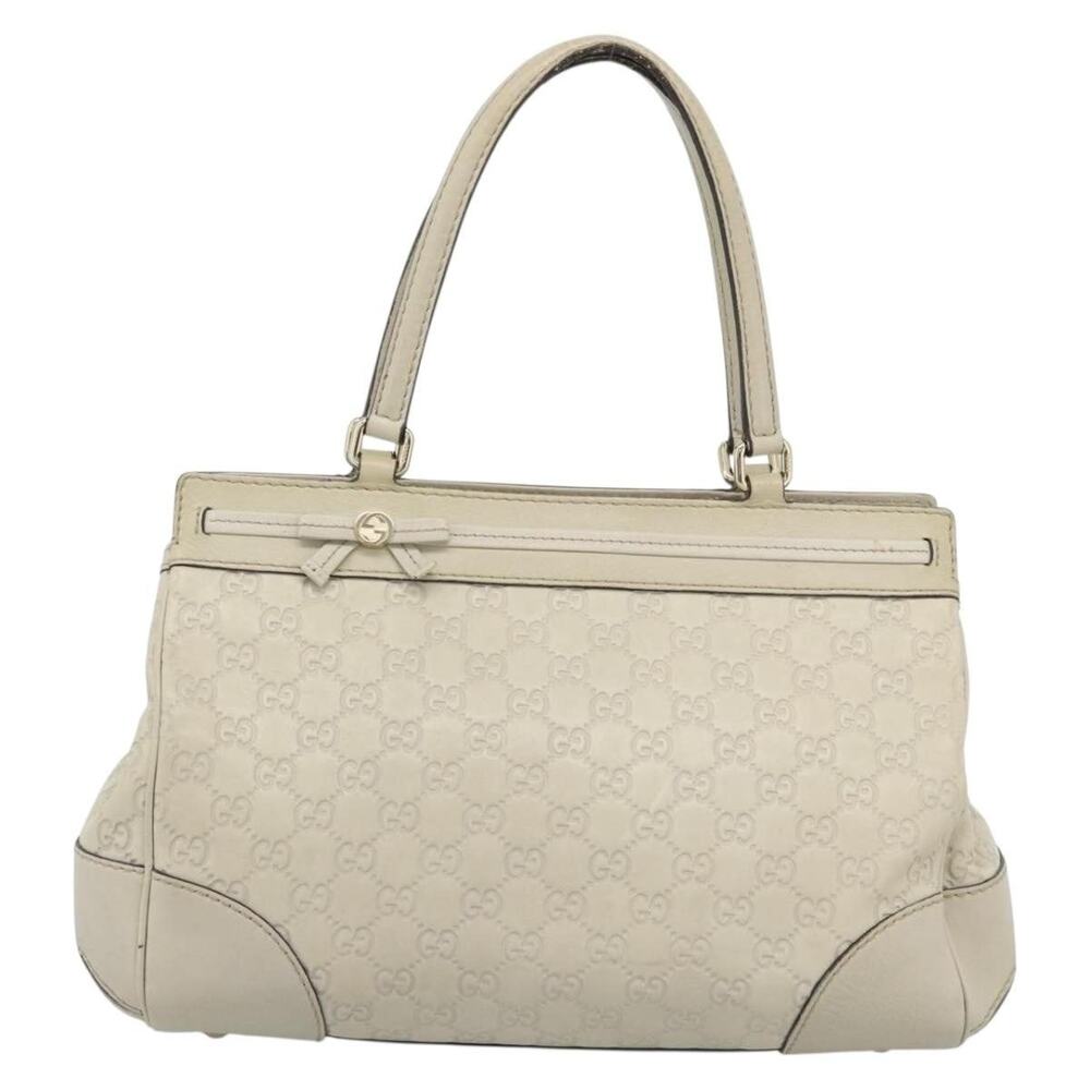 Gucci GG Canvas Guccissima Mayfair Bag Beige